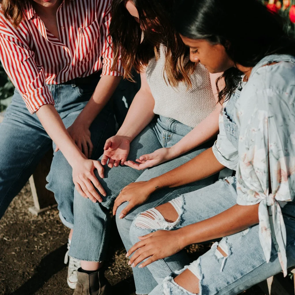 People praying together