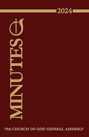 Church of God Minute Book 2024