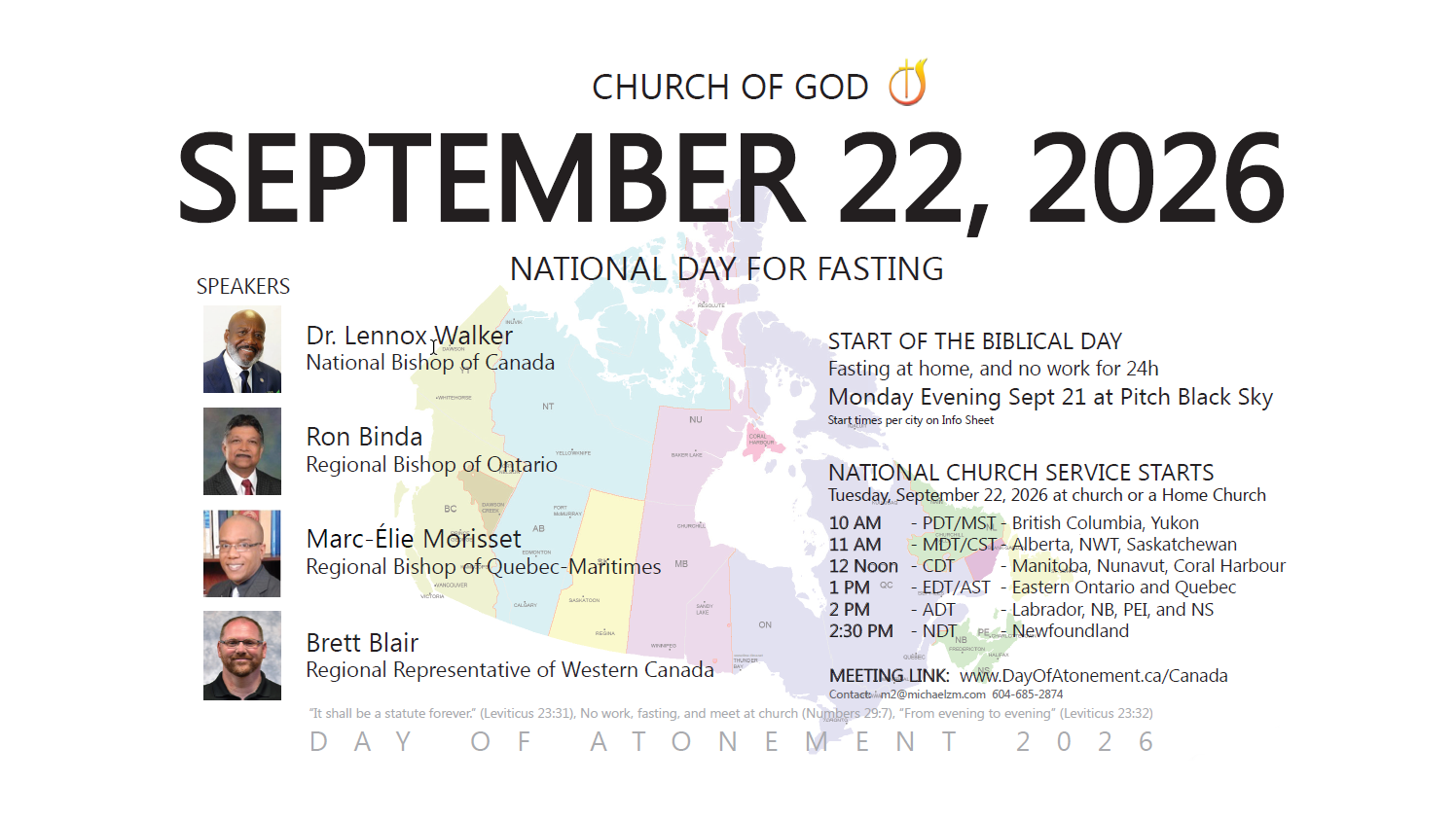 Poster for the Day of Prayer